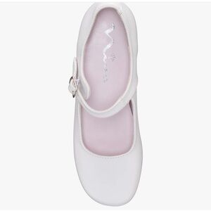 Nina Kids White leather Mary Jane Shoes size 2